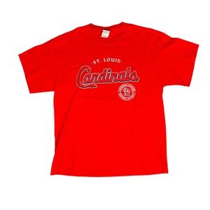 Vintage 2003 St Louis Cardinals MLB T-Shirt Red Tee Mens Large